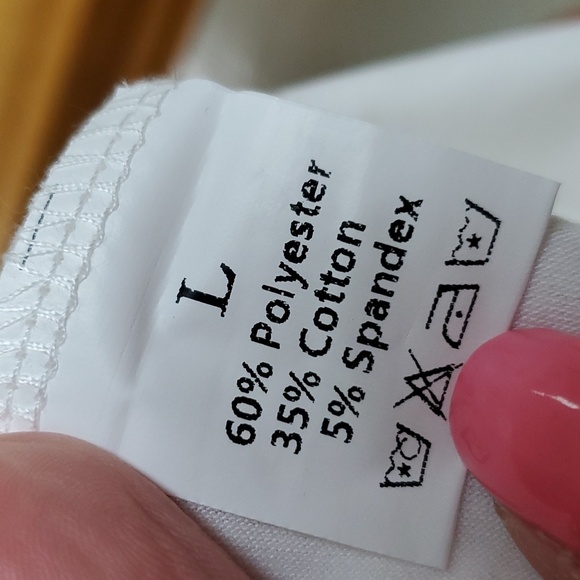 NEW White Size L Women's Tops Casual Sweetheart Neckline Puff Sleeve Tops - Picture 5 of 6